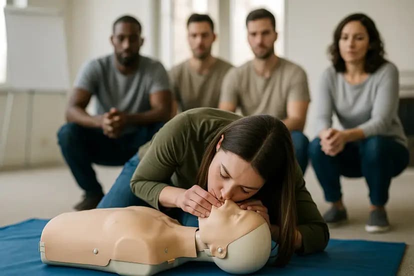 First aid course in Romford, classroom session by Hurak