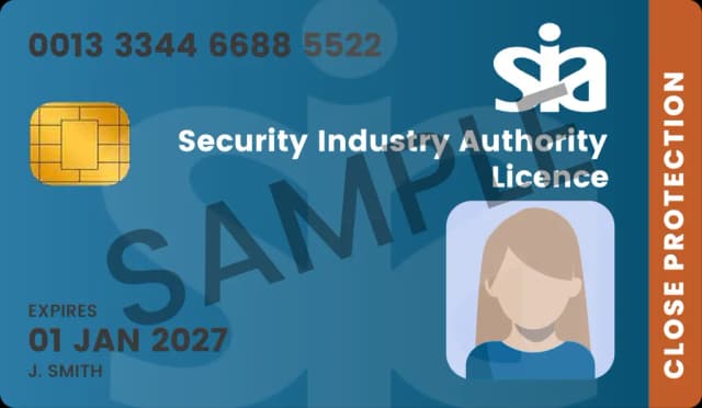 SIA Close Protection Training Course