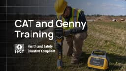 Take your cat and genny training with Hurak for effective work and site safety
