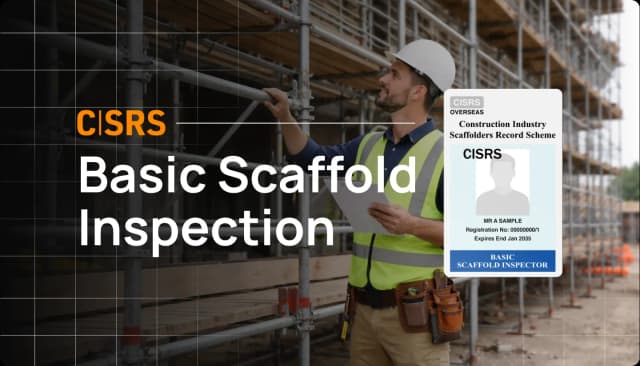 CISRS Basic Scaffold Inspection