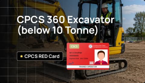 CPCS 360 Excavator Training (below 10 Tonne)