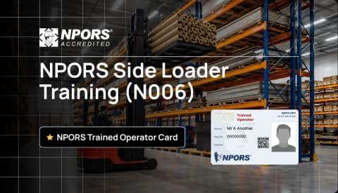 NPORS Side Loader Training (N006)