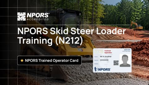 NPORS Skid Steer Loader Training (N212)