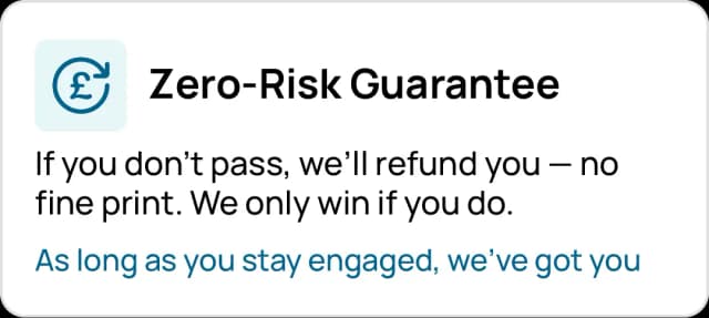 Enrol with confidence — Hurak’s NVQ 6 Health and Safety comes with a full refund guarantee if you don’t achieve your qualification.