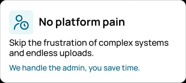 Easy-to-use NVQ course platform with no complex uploads or systems