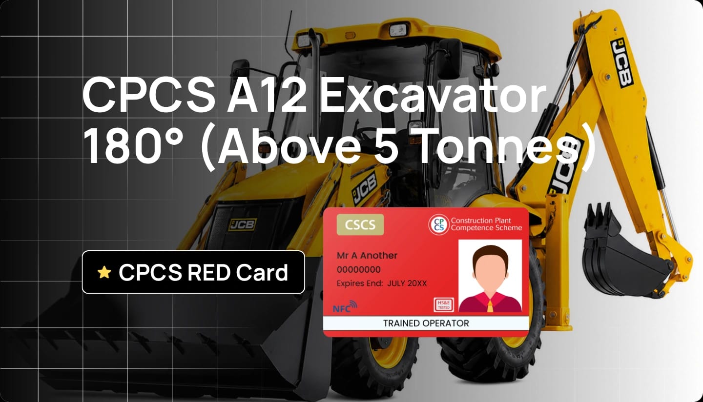 Take the 180 Excavator Training (Above 5 Tonnes) with Hurak and become a certified excavator operator