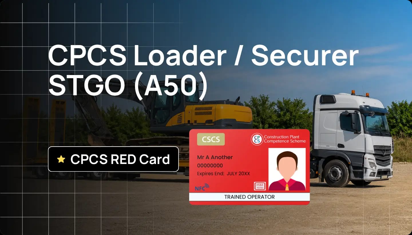 Join the CPCS A50 Loader Securer Training with Hurak and earn CPCS Red Trained Operator Card