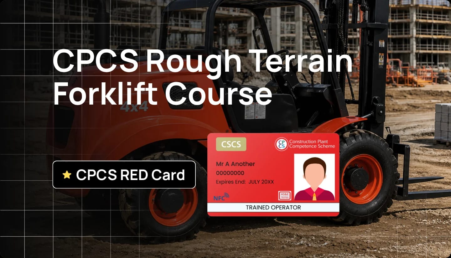 Join the Forklift Course, get your forklift license and operate a Rough Terrain Forklift safely on sites.