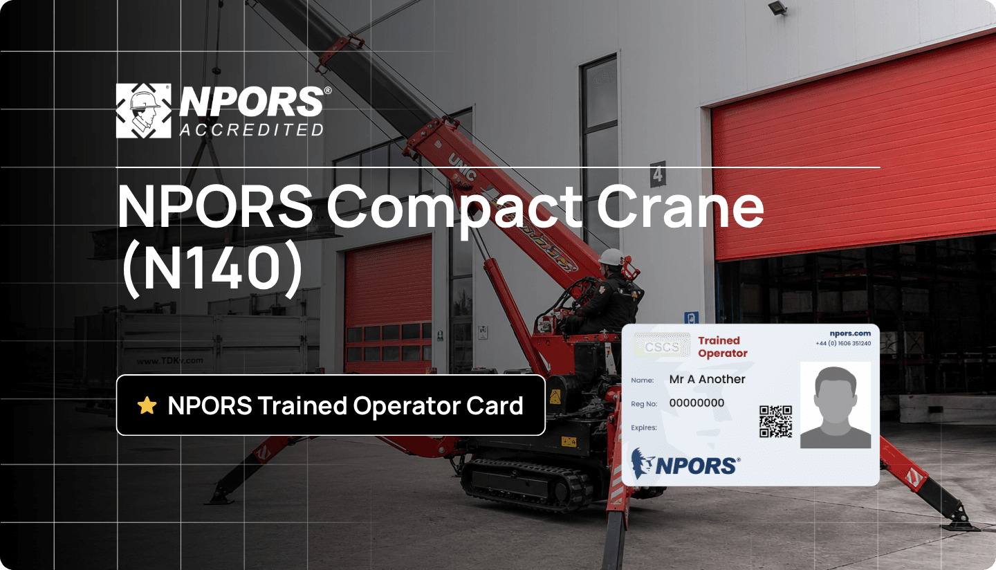 Compact crane performing careful load placement in a busy construction and plant environment