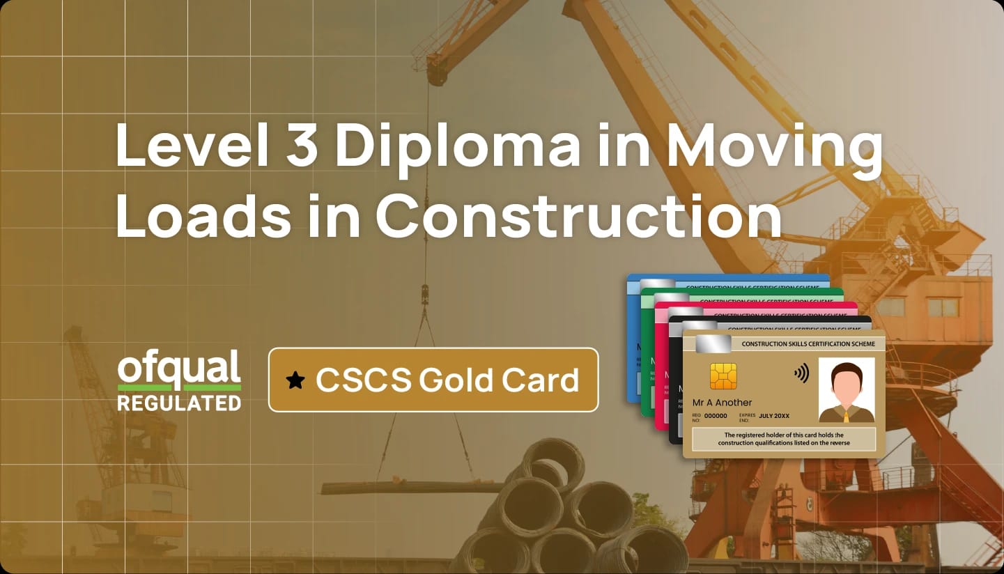 Master moving loads with our NVQ Level 3 course, the qualification you need to apply for the Gold CSCS Card.