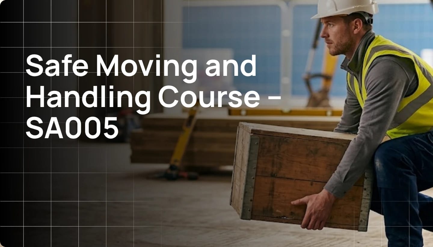 Move and Handle materials safely on site with Hurak's SA005 course