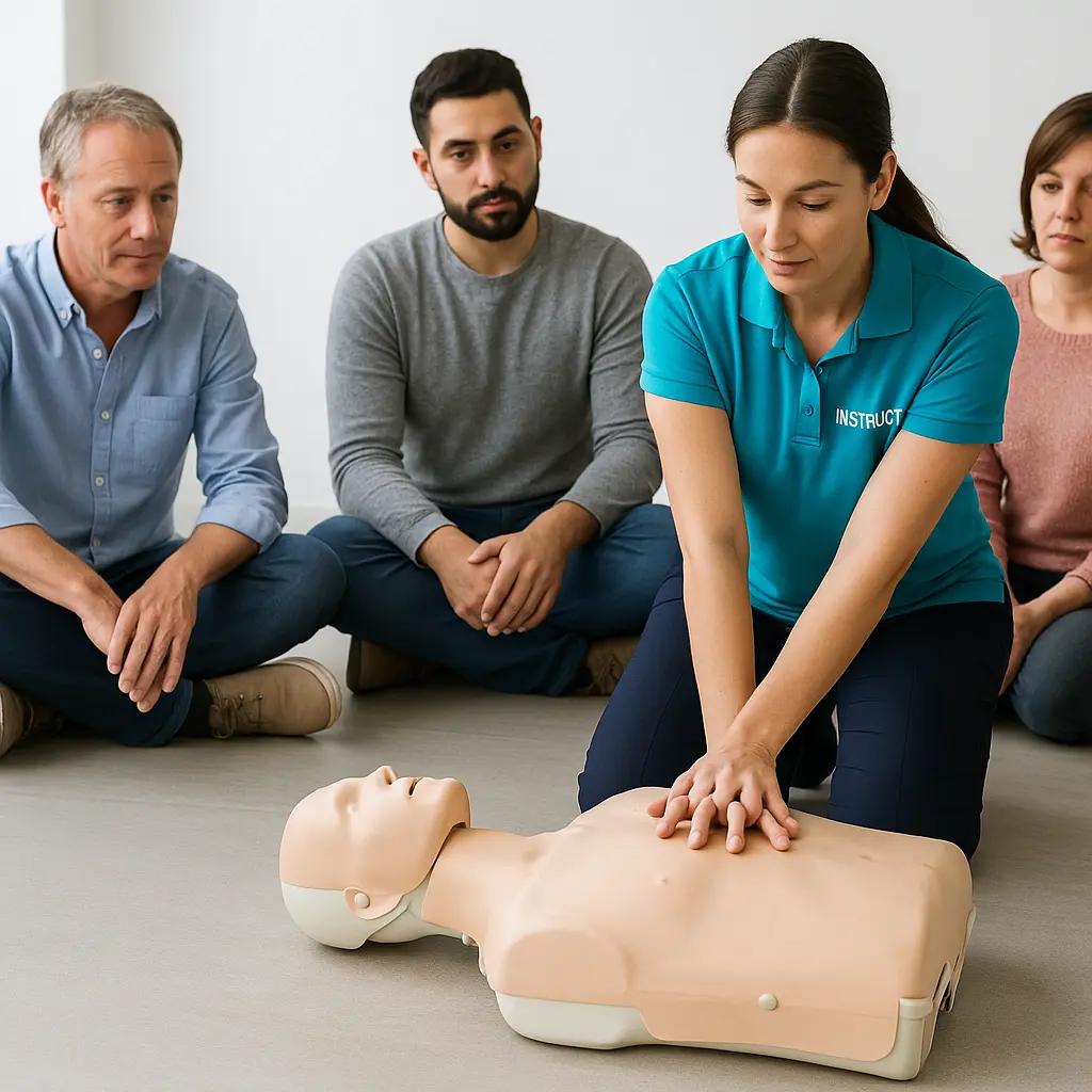 2-day First Aid at Work Refresher in Somerset – HSE-compliant requalification with practical CPR training
