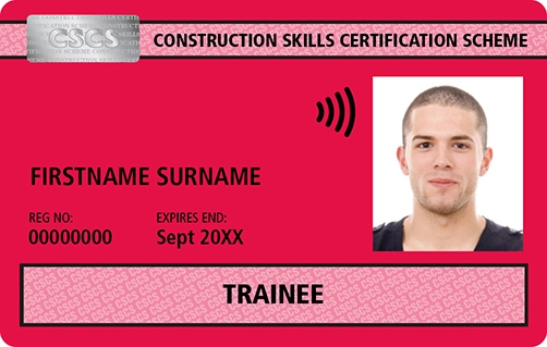cscs red trainee card