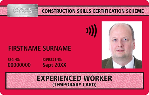 cscs red card for experienced worker