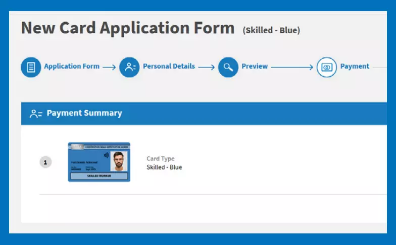cscs card final application form