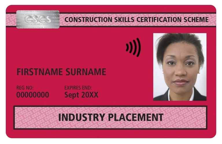 cscs red industry placement card