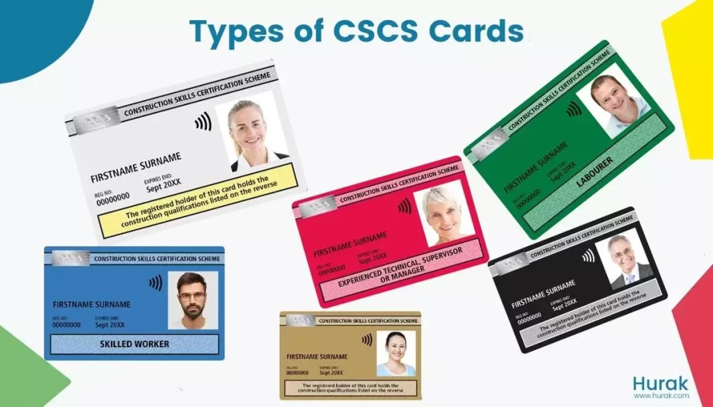 types of cscs card