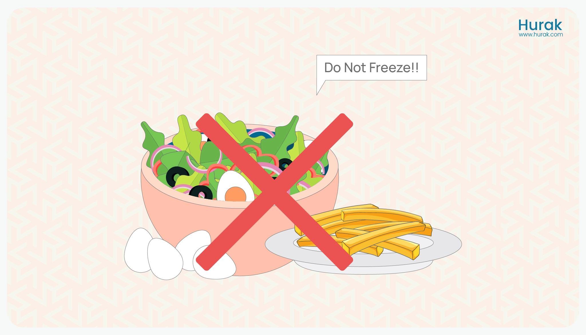 Foods not to freeze