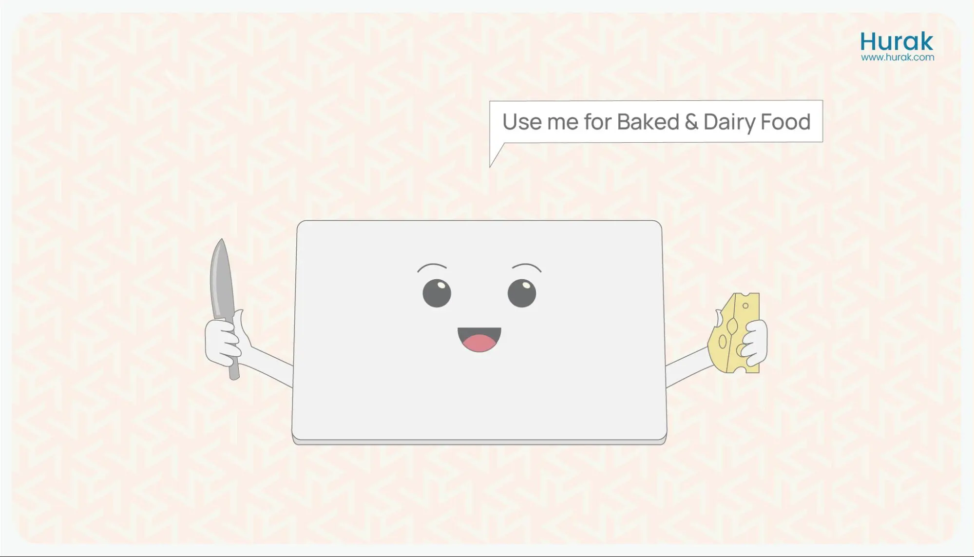 white chopping board used for baked and dairy food