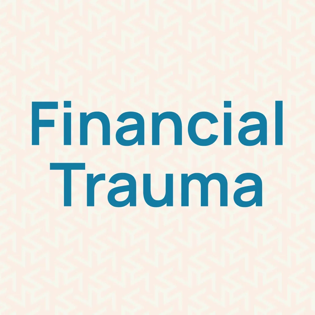 Financial Trauma & Depression Infographic
