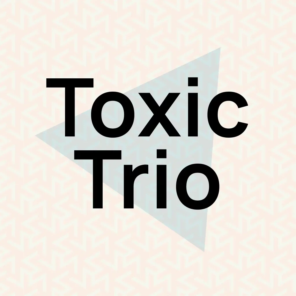Toxic Trio in Safeguarding infographic