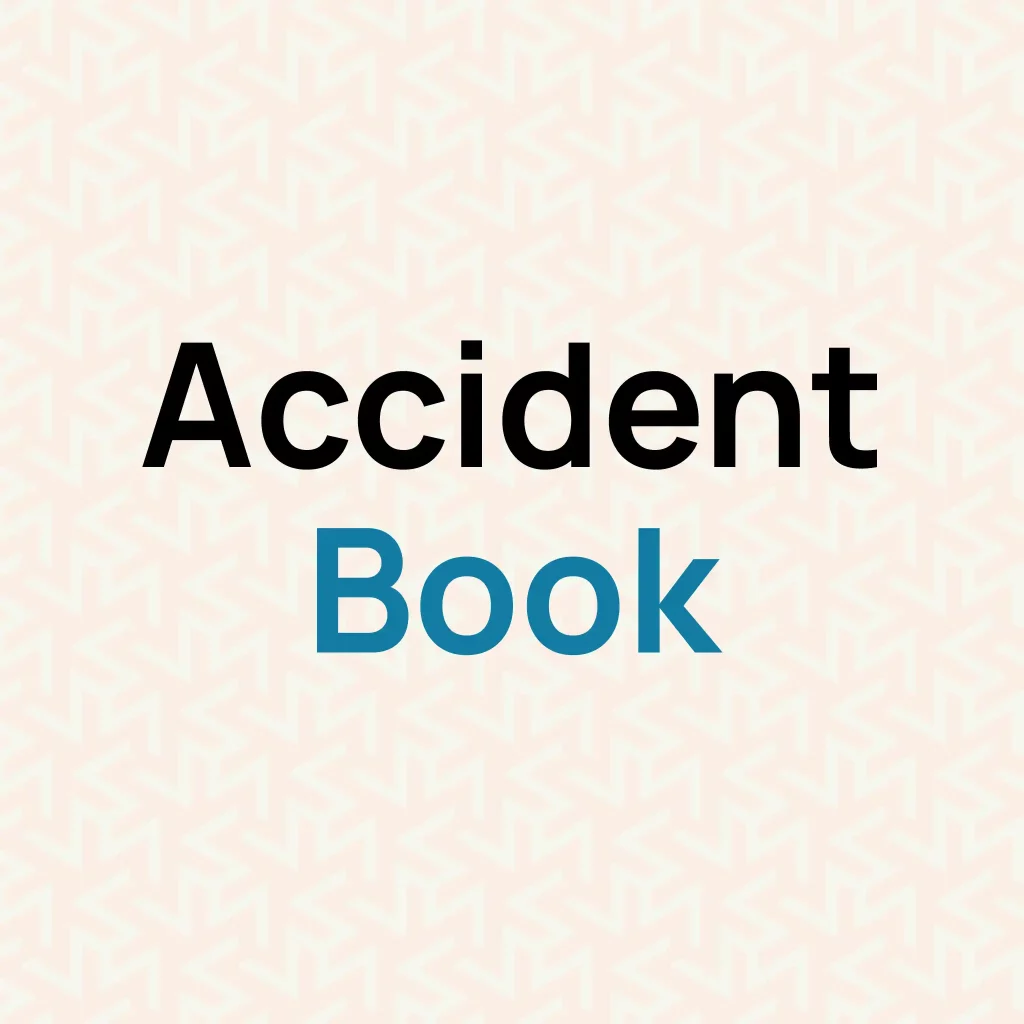 Accident Book Legal Requirements for Workplaces infographic