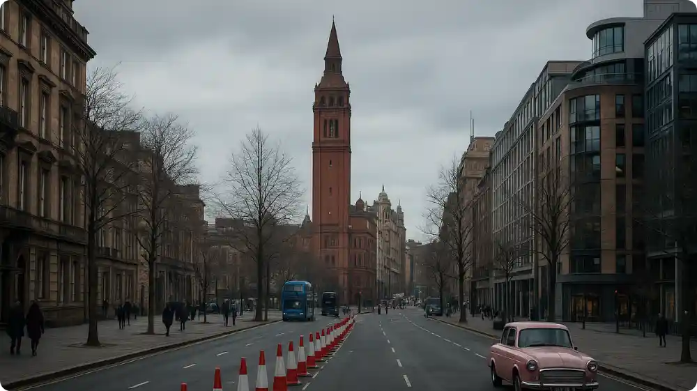 Birmingham city centre street, highlighting crime rate and worst areas in Birmingham